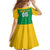 Custom Brazil Football Family Matching Puletasi and Hawaiian Shirt Flag Style