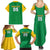 Custom Brazil Football Family Matching Summer Maxi Dress and Hawaiian Shirt Flag Style