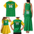 Custom Brazil Football Family Matching Tank Maxi Dress and Hawaiian Shirt Flag Style