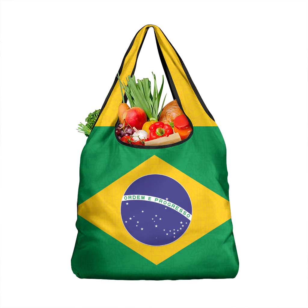Brazil Football Grocery Bag Flag Style
