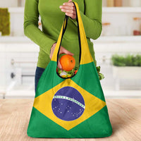 Brazil Football Grocery Bag Flag Style