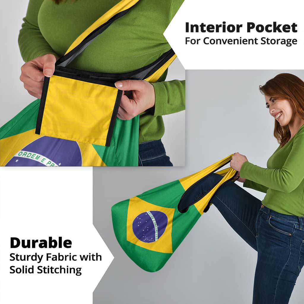 Brazil Football Grocery Bag Flag Style