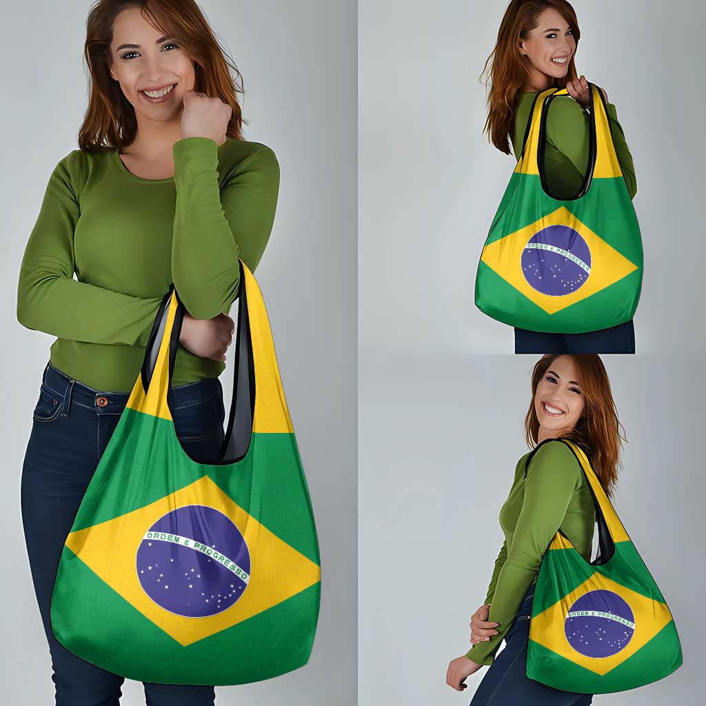 Brazil Football Grocery Bag Flag Style