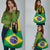 Brazil Football Grocery Bag Flag Style