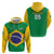 Custom Brazil Football Hoodie Flag Style