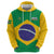 Custom Brazil Football Hoodie Flag Style