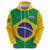 Custom Brazil Football Hoodie Flag Style
