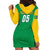 Custom Brazil Football Hoodie Dress Flag Style