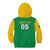 Custom Brazil Football Kid Hoodie Flag Style