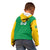 Custom Brazil Football Kid Hoodie Flag Style