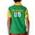 Custom Brazil Football Kid Polo Shirt Flag Style