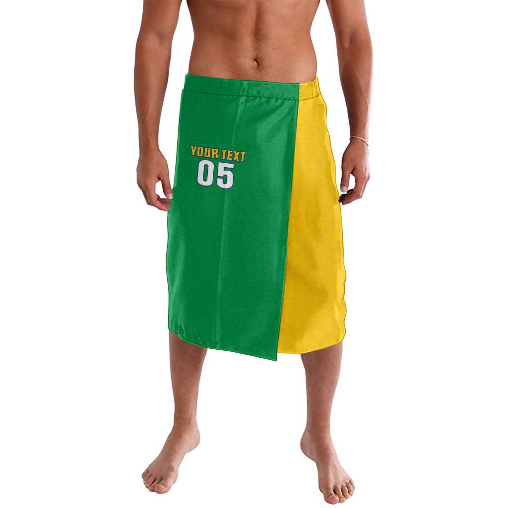 Custom Brazil Football Lavalava Flag Style