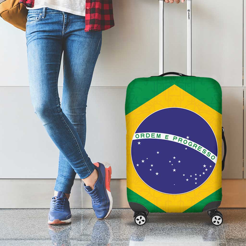 Brazil Football Luggage Cover Flag Style