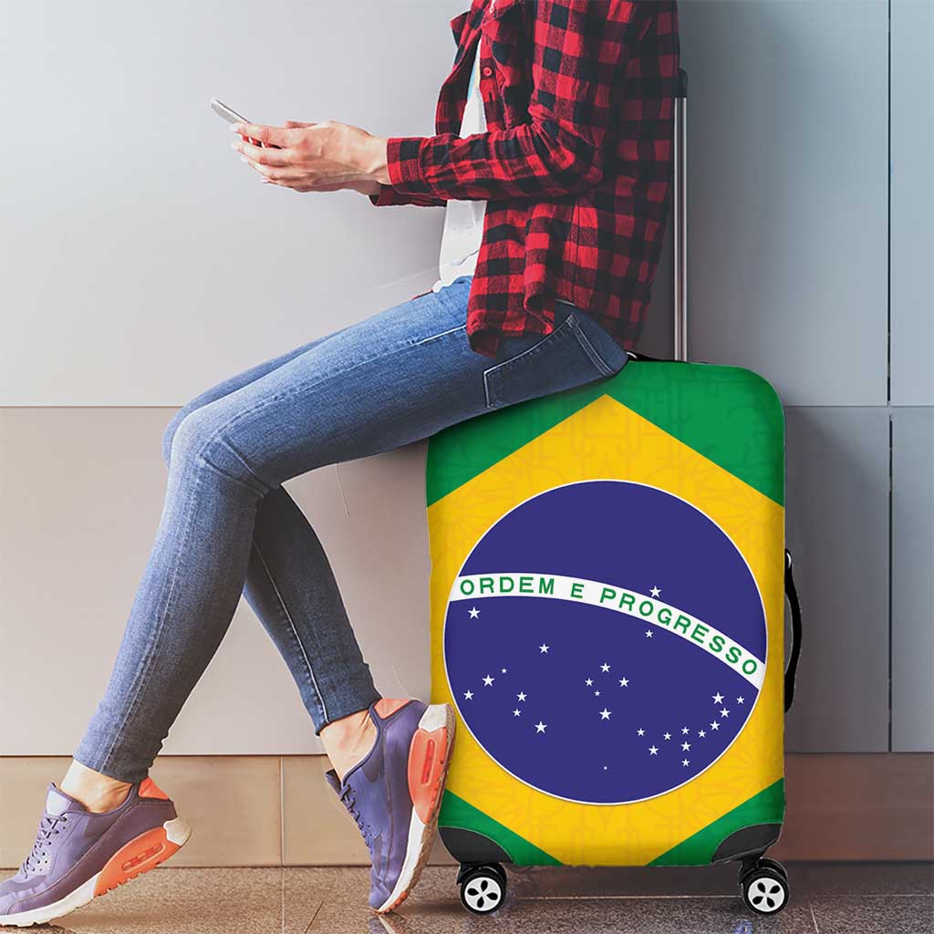 Brazil Football Luggage Cover Flag Style