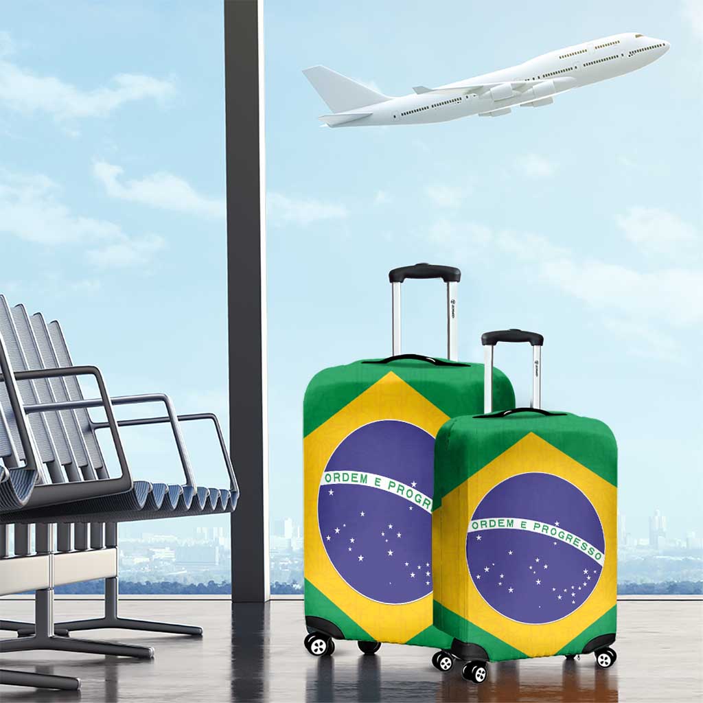 Brazil Football Luggage Cover Flag Style