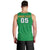 Custom Brazil Football Men Tank Top Flag Style