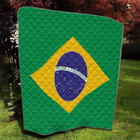 Brazil Football Quilt Flag Style