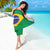 Brazil Football Sarong Flag Style