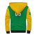 Custom Brazil Football Sherpa Hoodie Flag Style