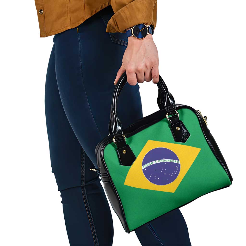 Brazil Football Shoulder Handbag Flag Style