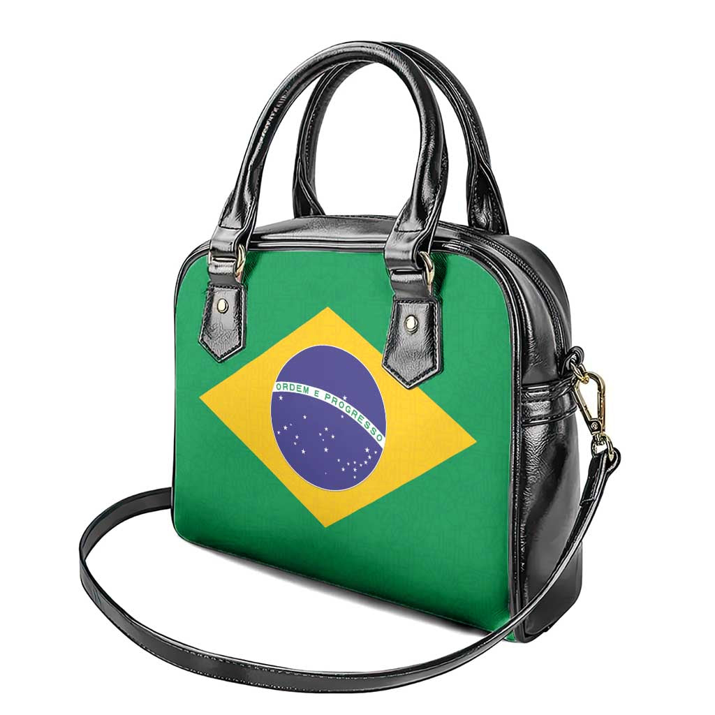 Brazil Football Shoulder Handbag Flag Style