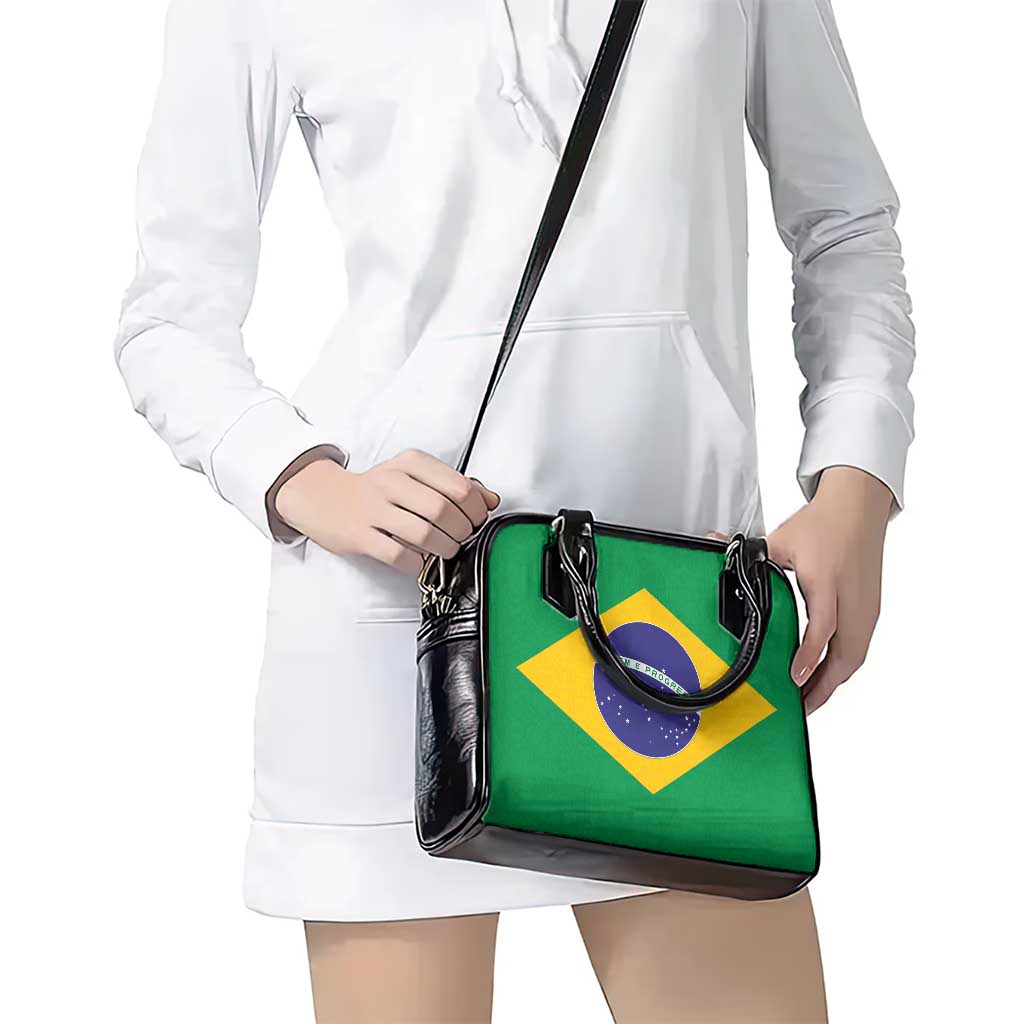 Brazil Football Shoulder Handbag Flag Style