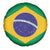 Brazil Football Spare Tire Cover Flag Style