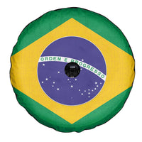 Brazil Football Spare Tire Cover Flag Style