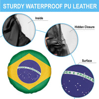 Brazil Football Spare Tire Cover Flag Style