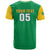 Custom Brazil Football T Shirt Flag Style