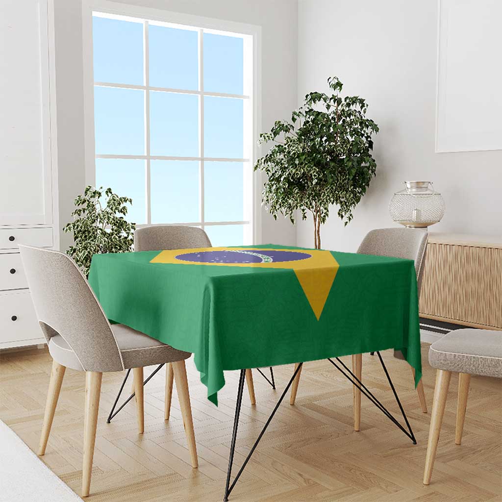 Brazil Football Tablecloth Flag Style