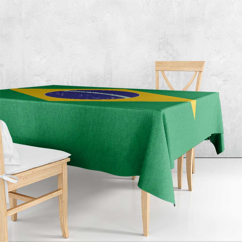 Brazil Football Tablecloth Flag Style
