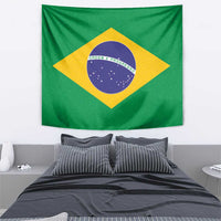 Brazil Football Tapestry Flag Style