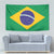 Brazil Football Tapestry Flag Style