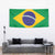Brazil Football Tapestry Flag Style