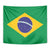 Brazil Football Tapestry Flag Style