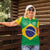 Custom Brazil Football Women Polo Shirt Flag Style