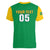 Custom Brazil Football Women V-Neck T-Shirt Flag Style