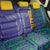Brazil Football Back Car Seat Cover With Leopard Pattern