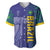 Custom Brazil Football Baseball Jersey With Leopard Pattern