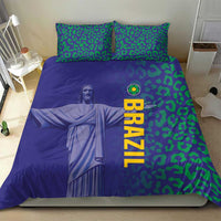 Brazil Football Bedding Set With Leopard Pattern