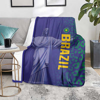 Brazil Football Blanket With Leopard Pattern