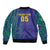 Custom Brazil Football Bomber Jacket With Leopard Pattern