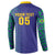 Custom Brazil Football Button Sweatshirt With Leopard Pattern
