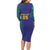 Custom Brazil Football Family Matching Long Sleeve Bodycon Dress and Hawaiian Shirt With Leopard Pattern