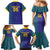 Custom Brazil Football Family Matching Mermaid Dress and Hawaiian Shirt With Leopard Pattern