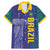 Custom Brazil Football Family Matching Mermaid Dress and Hawaiian Shirt With Leopard Pattern
