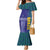 Custom Brazil Football Family Matching Mermaid Dress and Hawaiian Shirt With Leopard Pattern