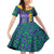 Custom Brazil Football Family Matching Off Shoulder Short Dress and Hawaiian Shirt With Leopard Pattern