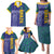 Custom Brazil Football Family Matching Puletasi and Hawaiian Shirt With Leopard Pattern